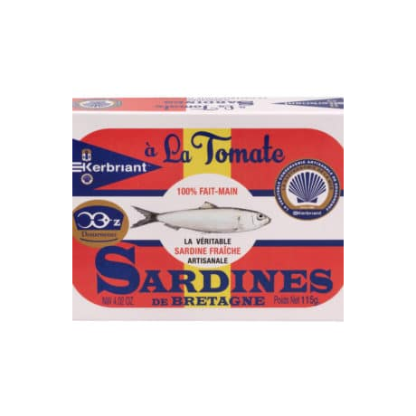sardine à la tomate - conserve artisanale bretonne