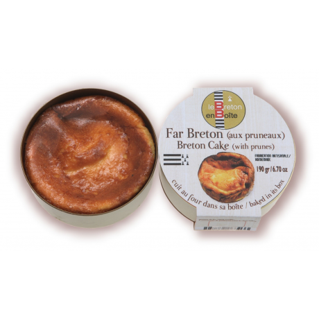 Far Breton Aux Pruneaux En Boite Produit Artisanal Breton