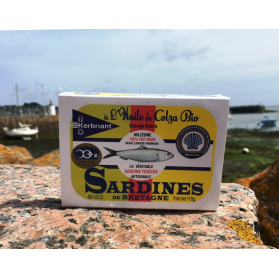 sardine à l'huile de tournesol bio 